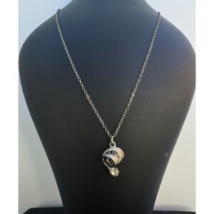 Vintage Sterling Crystal Necklace